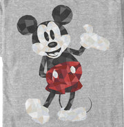 Men's Mickey & Friends Polygon Pose  Adult T-Shirt