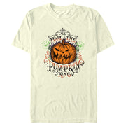 Men's The Nightmare Before Christmas All Hail the Pumpkin King Jack-o'-Lantern  Adult T-Shirt