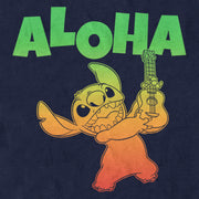 Men's Lilo & Stitch Colorful Aloha  Adult T-Shirt