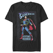 Men's Superman Kryptonite Nevermore Cover  Adult T-Shirt