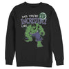 Men's Marvel Dad You're Incredible Like the Hulk  Adult Sweatshirt