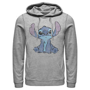 Men's Lilo & Stitch Watercolor Stitch  Adult Pull Over Hoodie