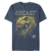 Men's Jurassic World #Beast T. Rex  Adult T-Shirt