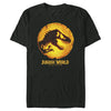 Men's Jurassic World: Dominion Glowing T. Rex Dinosaur Logo  Adult T-Shirt