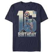 Men's Marvel Captain America 16th Birthday  Adult T-Shirt