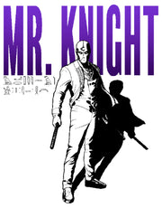 Men's Marvel: Moon Knight Mr. Knight Shadow Sketch  Adult T-Shirt