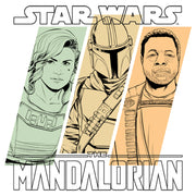 Men's Star Wars: The Mandalorian The Partnership  Adult T-Shirt