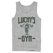 Men's Lost Gods St. Patrick's Day Lucky's Gym  Adult Tank Top