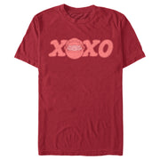 Men's Star Wars: The Mandalorian Valentine's Day The Child XOXO Bassinet  Adult T-Shirt