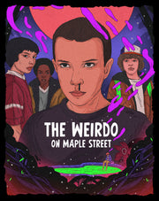 Men's Stranger Things The Weirdo on Maple Street  Adult T-Shirt