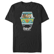 Men's Scooby Doo Mystery Machine Front  Adult T-Shirt