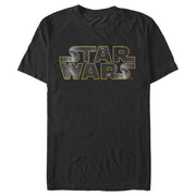 Men's Star Wars Logo Hole  Adult T-Shirt