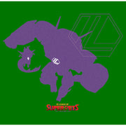 Men's DC League of Super-Pets Lex Luthor and Lulu Silhouettes  Adult T-Shirt