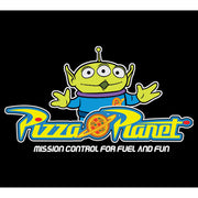 Men's Toy Story Pizza Planet Alien Slogan  Adult T-Shirt