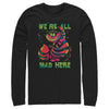 Men's Alice in Wonderland Rainbow Cheshire  Adult Long Sleeve Shirt