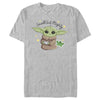 Men's Star Wars: The Mandalorian Grogu Small But Mighty  Adult T-Shirt