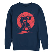 Men's Marvel Deadpool Sunset Streaks  Adult Sweatshirt