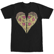 Men's Lost Gods Piece of Pizza Heart  Adult T-Shirt