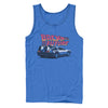 Men's Back to the Future DeLorean Cartoon  Adult Tank Top