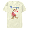 Men's Snow White and the Seven Dwarves Grumpy Distressed Portrait  Adult T-Shirt