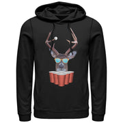 Men's Lost Gods Deer Pong  Adult Pull Over Hoodie