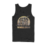 Men's Star Wars: The Mandalorian Character Collage  Adult Tank Top