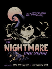 Men's The Nightmare Before Christmas Jack Retro Movie Poster  Adult T-Shirt