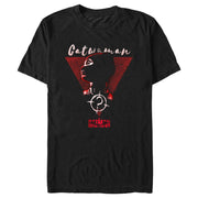 Men's The Batman Catwoman Poster  Adult T-Shirt