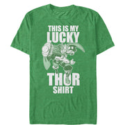 Men's Marvel St. Patrick's Day Thor Lucky  Adult T-Shirt