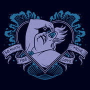 Men's The Little Mermaid Ursula So Much For True Love Heart  Adult T-Shirt