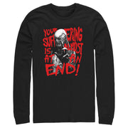 Men's Stranger Things Vecna Suffering Almost At An End  Adult Long Sleeve Shirt