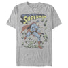 Men's Superman Hero Smash Barriers  Adult T-Shirt