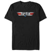 Men's Top Gun Shiny Chrome 3D Movie Logo  Adult T-Shirt