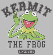 Men's The Muppets Kermit 1955 Collegiate  Adult T-Shirt