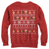 Men's Nintendo Ugly Christmas Mario Points  Adult Sweatshirt