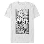 Men's Kingdom Hearts 3 Action Panels  Adult T-Shirt