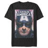 Men's Marvel Captain America Close-Up  Adult T-Shirt