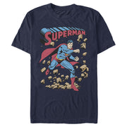 Men's Superman Hero Break Barriers  Adult T-Shirt