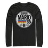 Men's Nintendo Super Mario Retro Rainbow Ring  Adult Long Sleeve Shirt