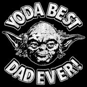 Men's Star Wars Father's Day Yoda Best Dad Ever  Adult Pull Over Hoodie