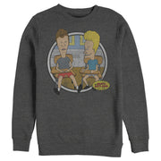 Men's Beavis and Butt-Head At Highland High Logo  Adult Sweatshirt