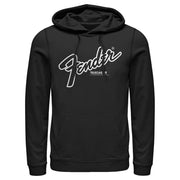 Men's Fender Telecaster Logo  Adult Pull Over Hoodie