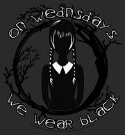 Men's Wednesday On Wednesdays We Wear Black  Adult T-Shirt