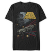 Men's Star Wars Millennium Falcon Battle  Adult T-Shirt