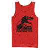 Men's Jurassic Park Dino Skeleton Silhouette Logo  Adult Tank Top