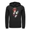 Men's Marvel Venom Becomes Spidey Mask  Adult Pull Over Hoodie