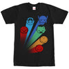 Men's Marvel Avengers Kawaii Rainbow  Adult T-Shirt