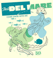 Men's Luca Isola Del Mare Come Swim With Me  Adult T-Shirt