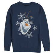 Men's Frozen Olaf Smile  Adult Sweatshirt