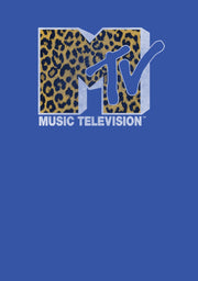 Men's MTV Cheetah Print Logo  Adult Sweatshirt